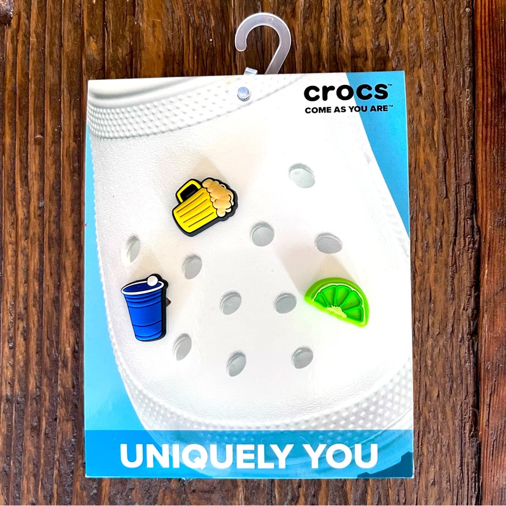 Crocs Happy Cheers 3 Pack Jibbitz Charms, NWT